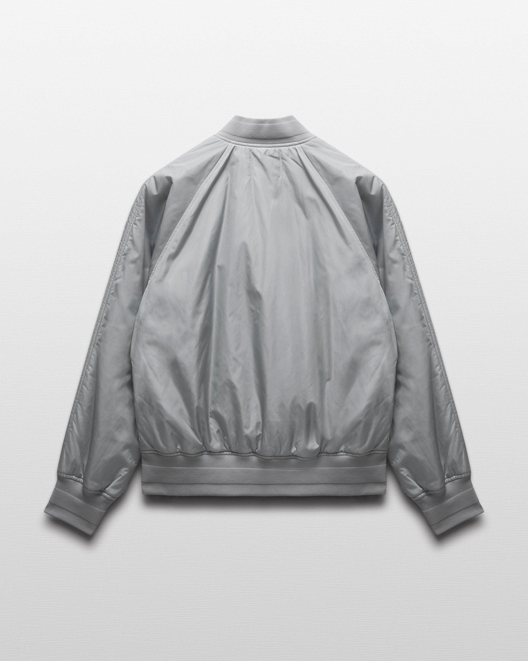 Econyl Satin Nylon Stadium Jacket - Vault Male Product Image