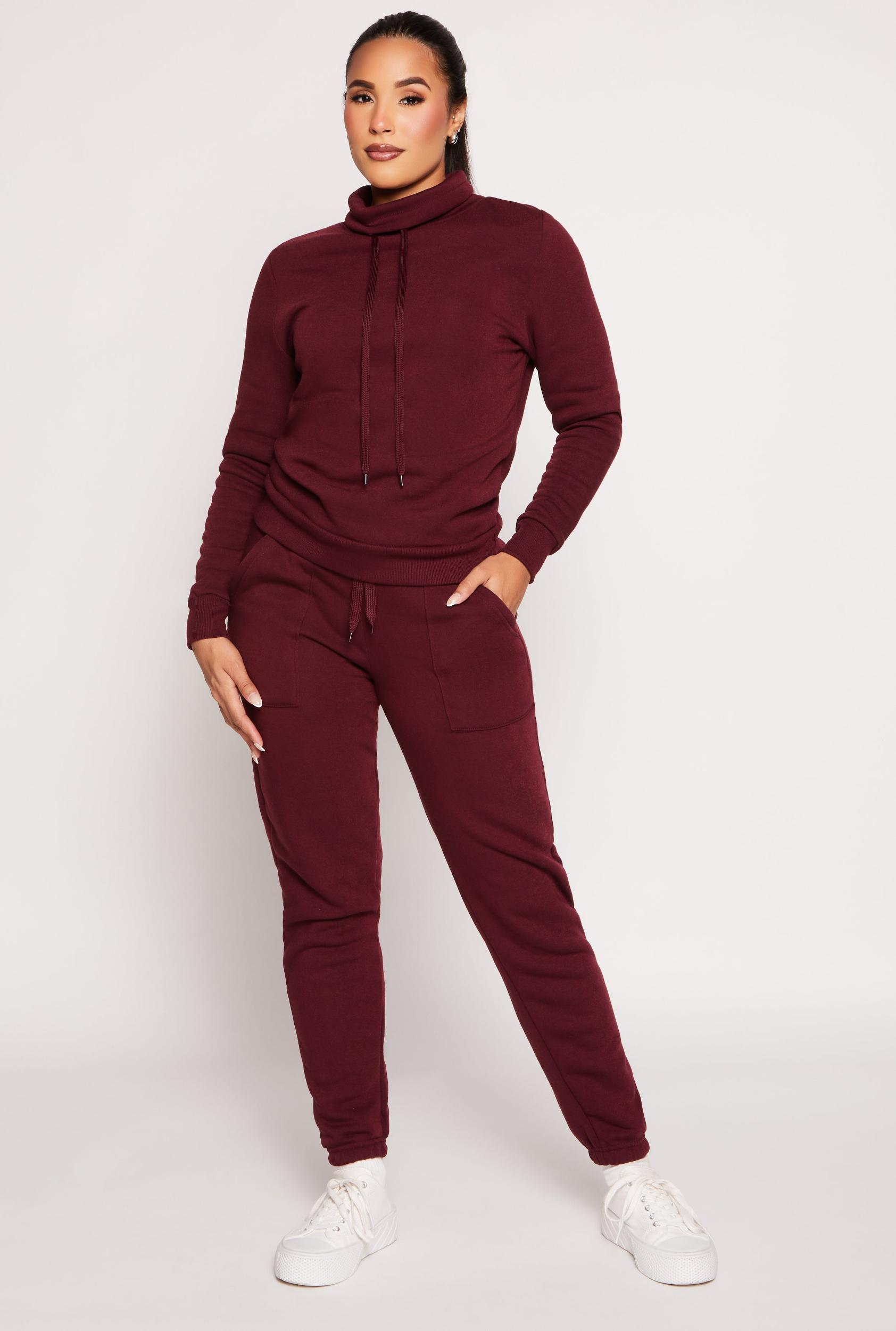 Womens Pocket Drawstring Sweatpants Product Image