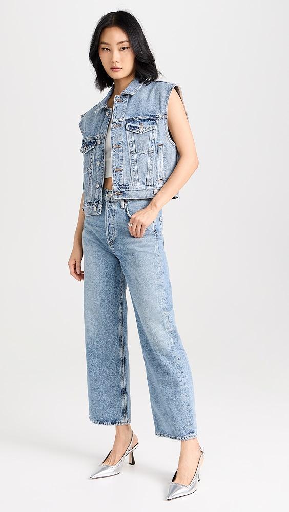 AGOLDE Ren: High Rise Wide Leg Jeans | Shopbop Product Image