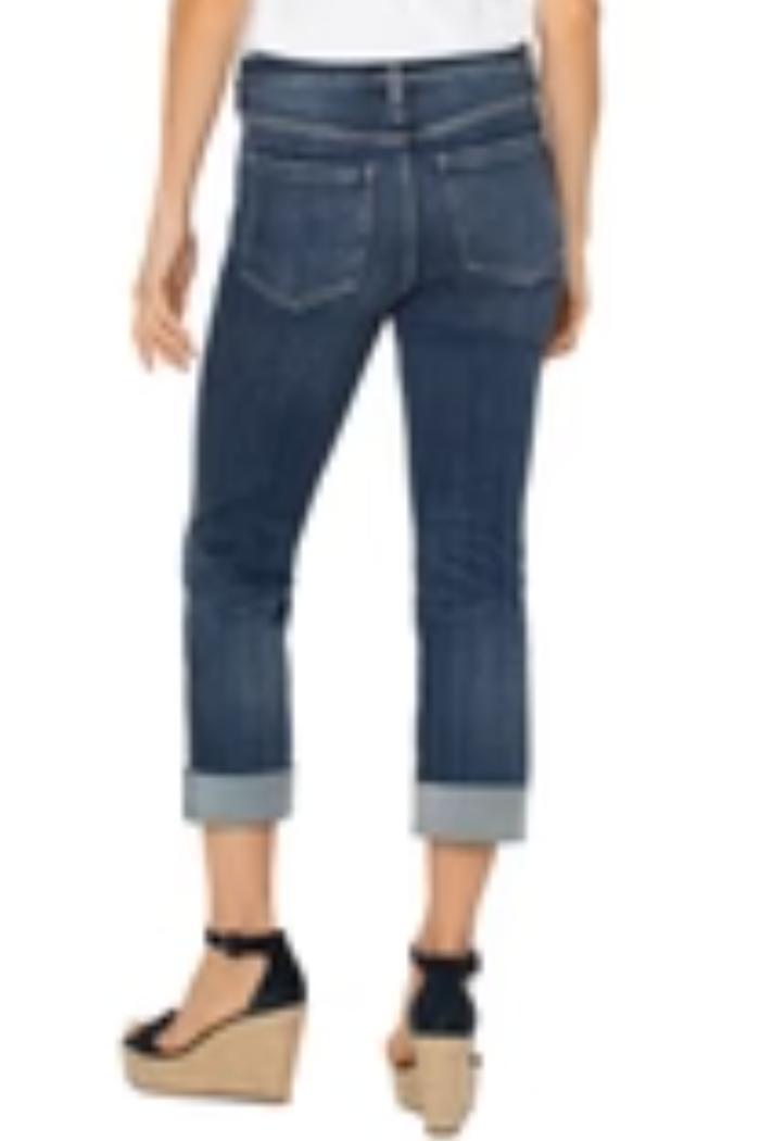 Charlie Crop Wide Cuff Denim Product Image