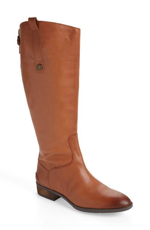 Sam Edelman Penny 2 Wide Calf Leather Riding Boot Women's Zip Boots Product Image
