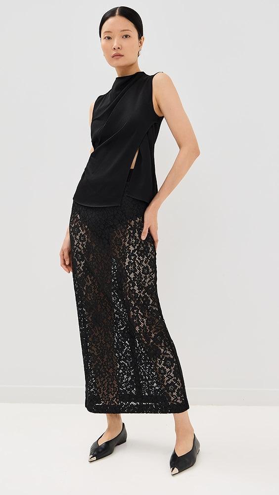 Proenza Schouler Jasmine Skirt in Stretch Lace | Shopbop Product Image