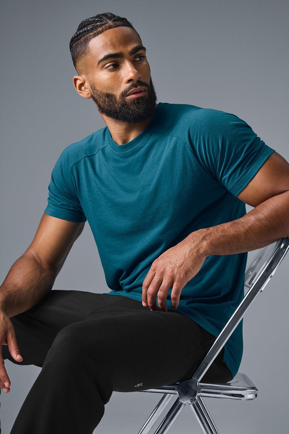 Triumph Raglan Tee - Oceanic Teal Product Image