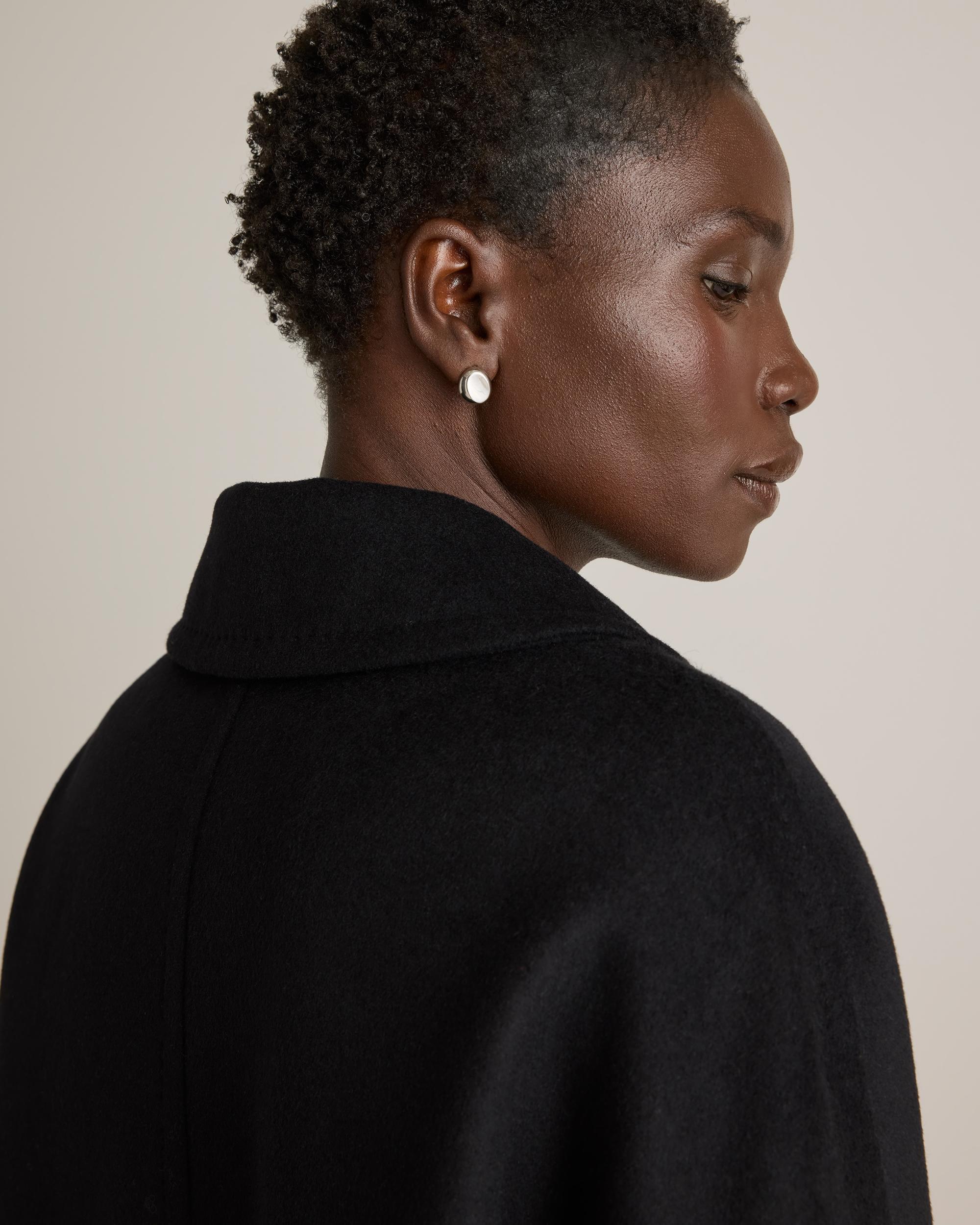 Quince | Women's Italian Wool Double-Breasted Slouch Coat Size XS Product Image