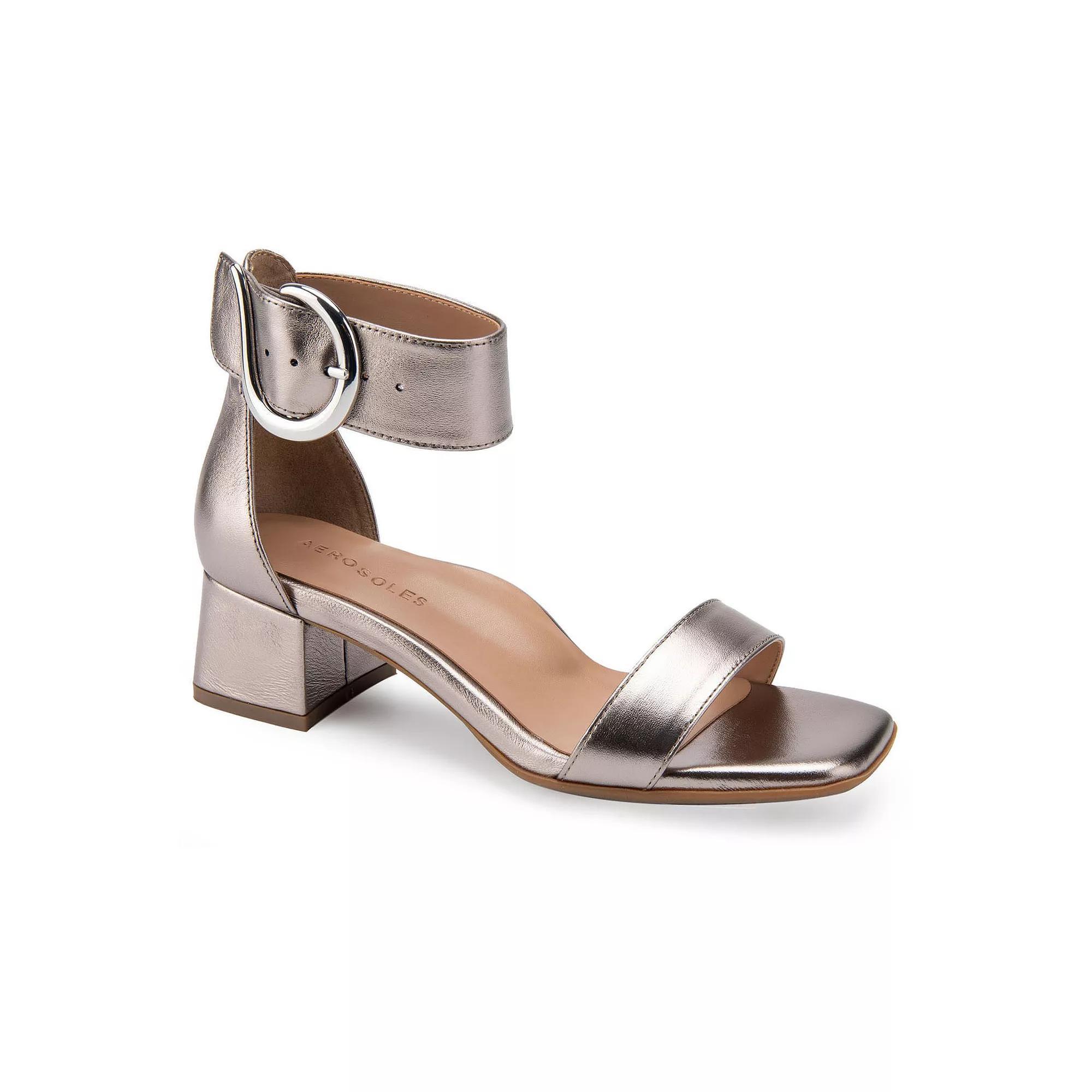Aerosoles Eliza Women's Slingback Sandals, Size: 6.5, Silver Grey Leathe Product Image
