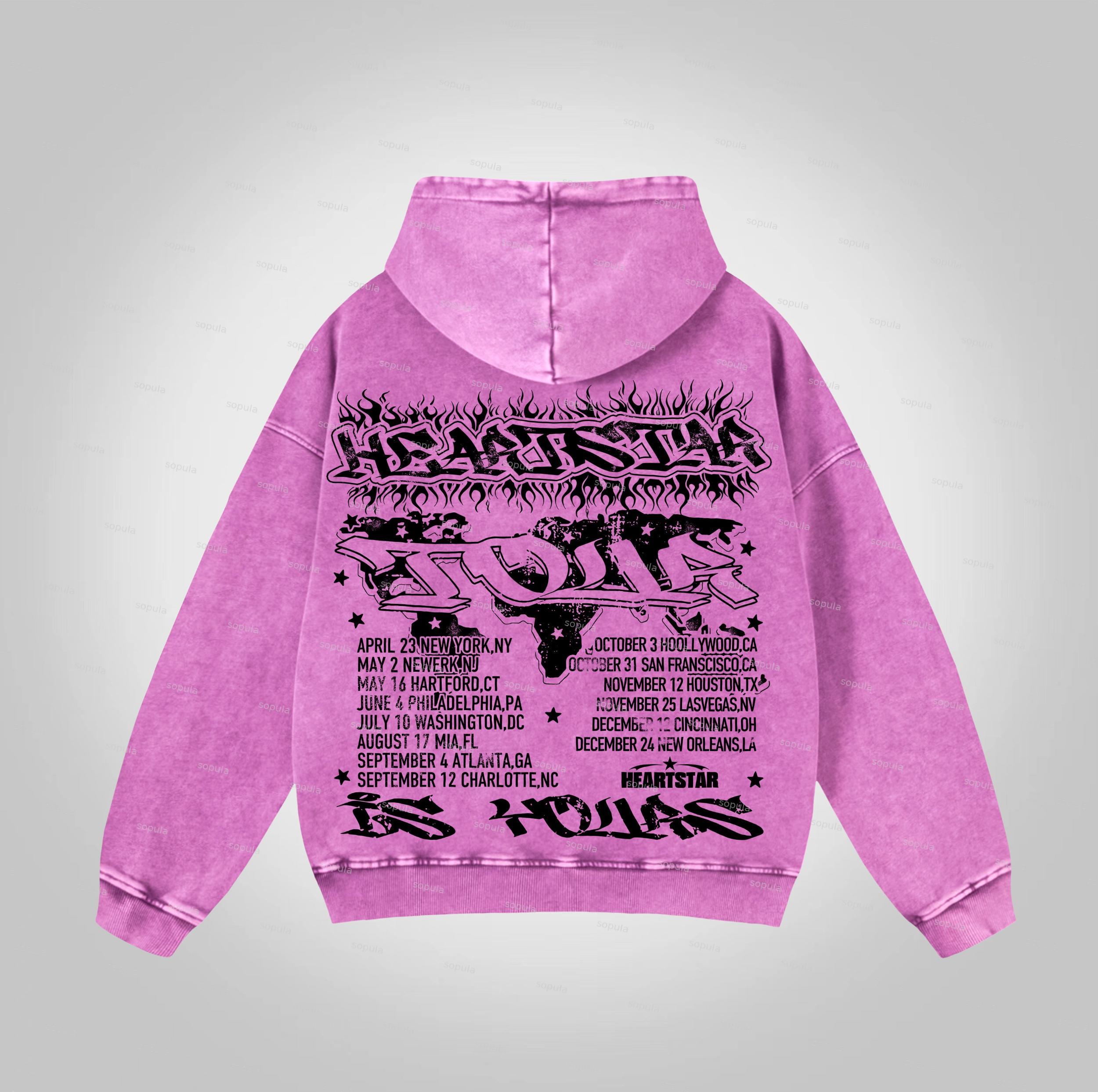 Vintage Madonna Graphic Acid Washed Oversized Hoodie Product Image