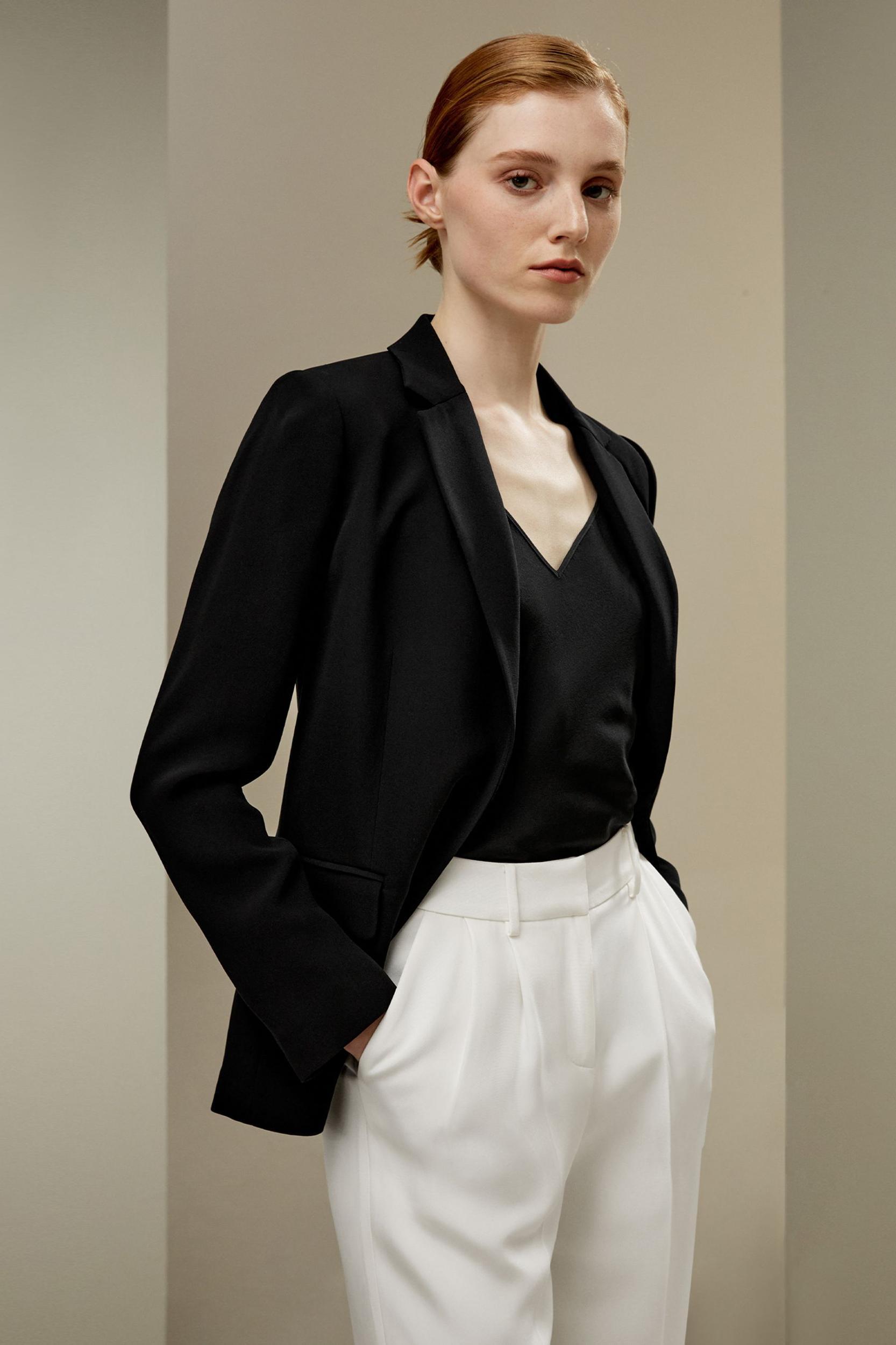 Silk Sleek Blazer Product Image