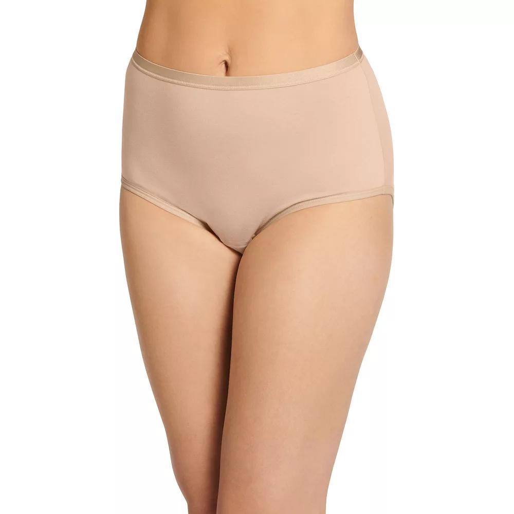Women's Jockey® Worry Free Moderate Absorbency Brief Panty 2580, Size: Small, Light Product Image