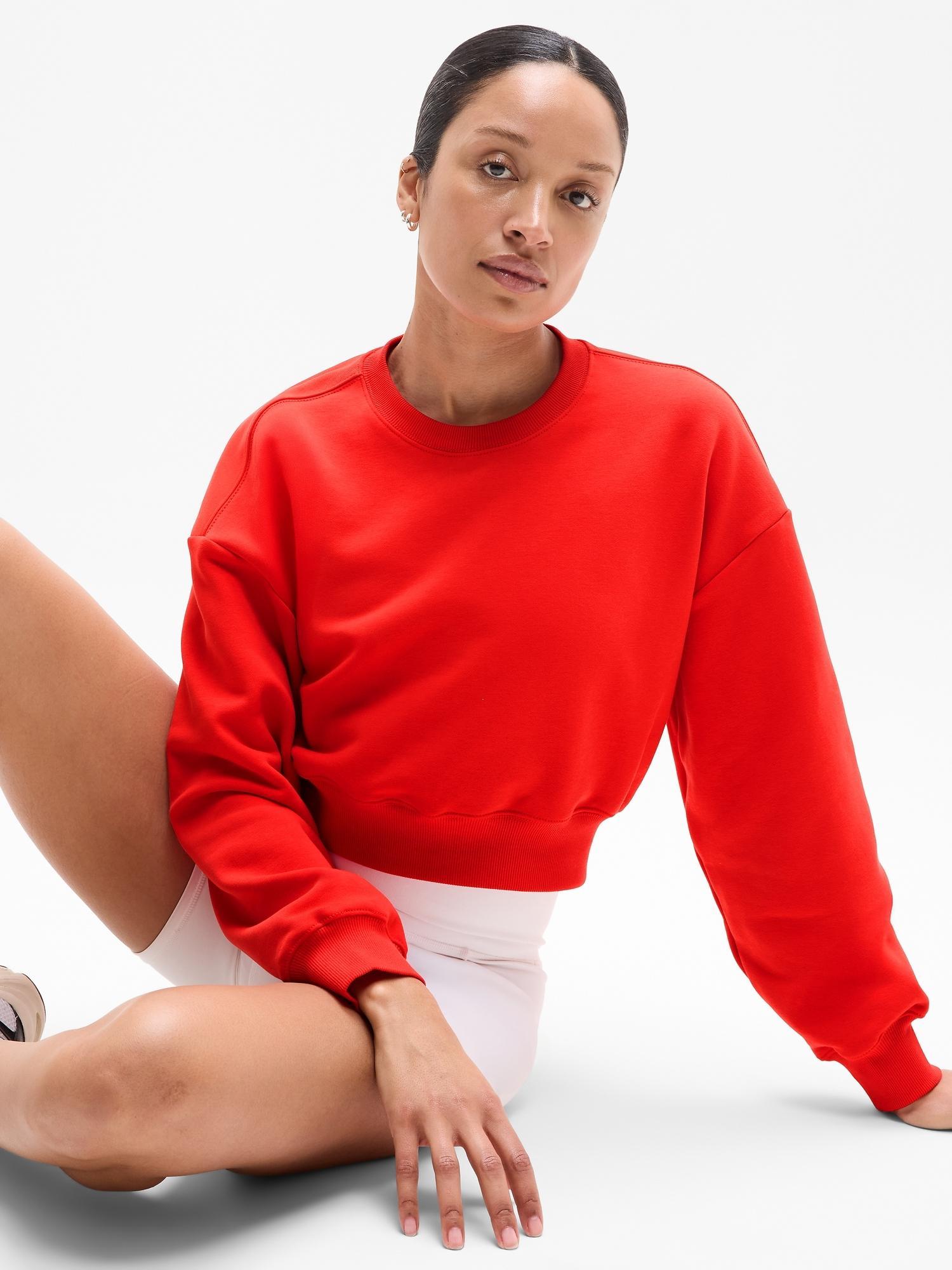 Heavyweight Terry Crop Crew Sweatshirt Product Image