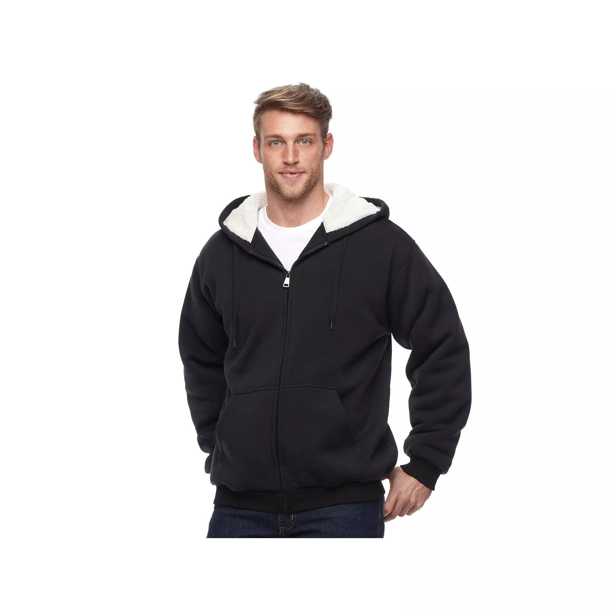 Men's Victory 40 Sherpa-Lined Fleece Jacket, Size: Small, Black Product Image
