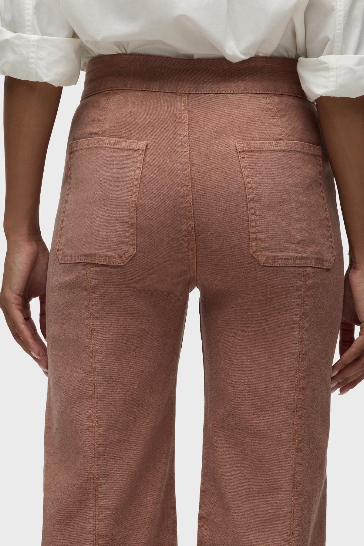 Tie Waist Pintucked Trouser Pant Female Product Image