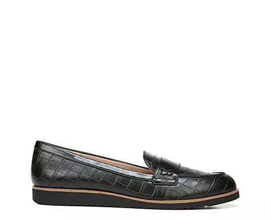 LifeStride Zee Women's Slip-on Loafers, Size: 9 Wide, Black Croc Product Image