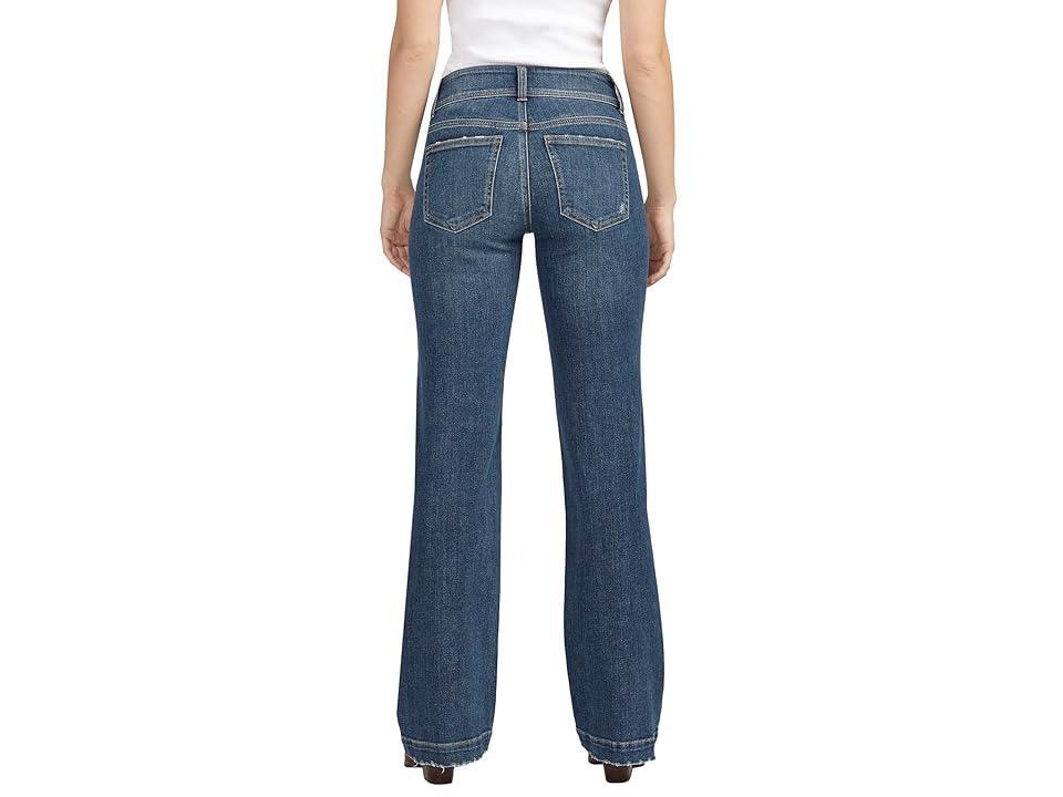 Silver Jeans Co. Suki Mid-Rise Trousers Leg Jeans L93910EAE337 (Indigo) Women's Jeans Product Image