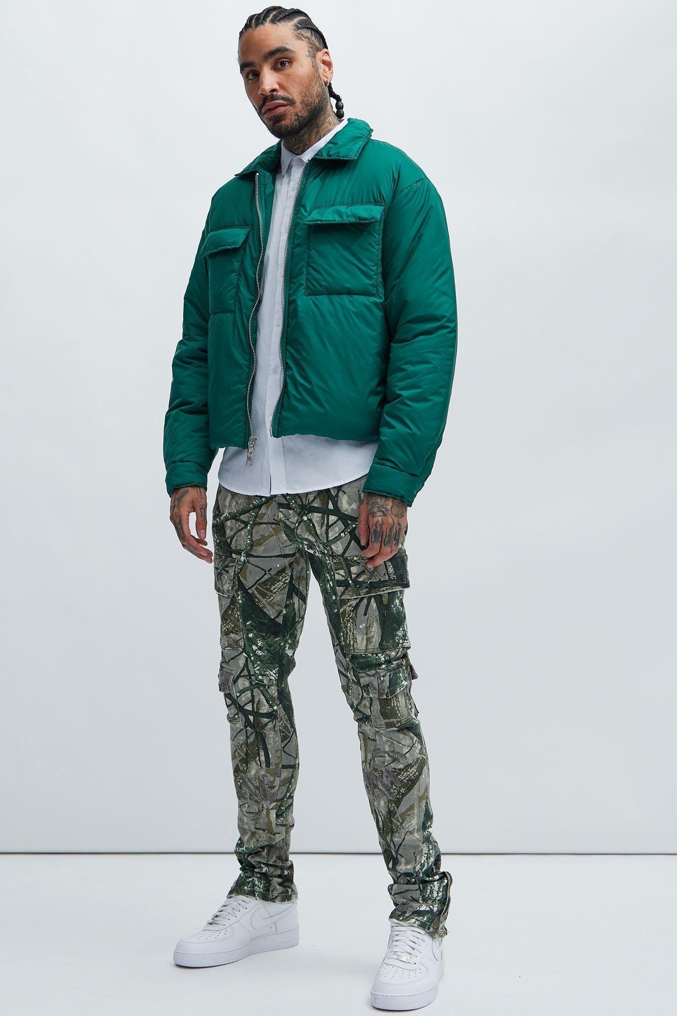 York Puffer Jacket - Green Product Image
