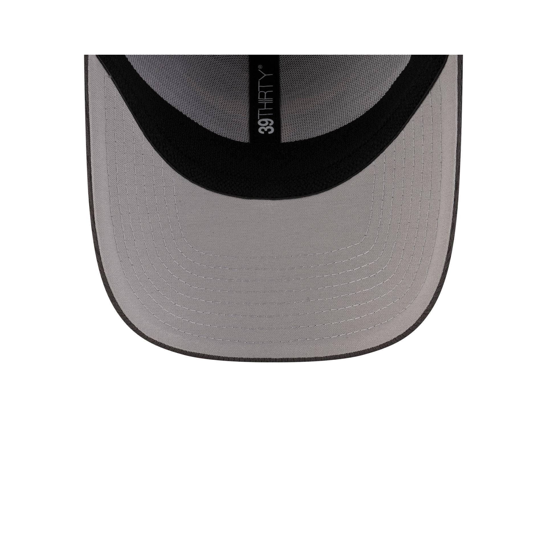 San Antonio Brahmas Gray 39THIRTY Stretch Fit Hat Male Product Image