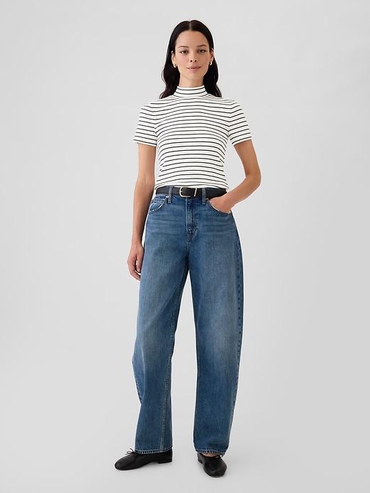Modern Rib Mockneck T-Shirt Product Image