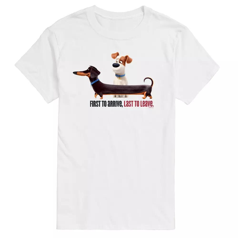 Big & Tall The Secret Life of Pets First To Arrive Dachshund Graphic Tee, Mens Product Image