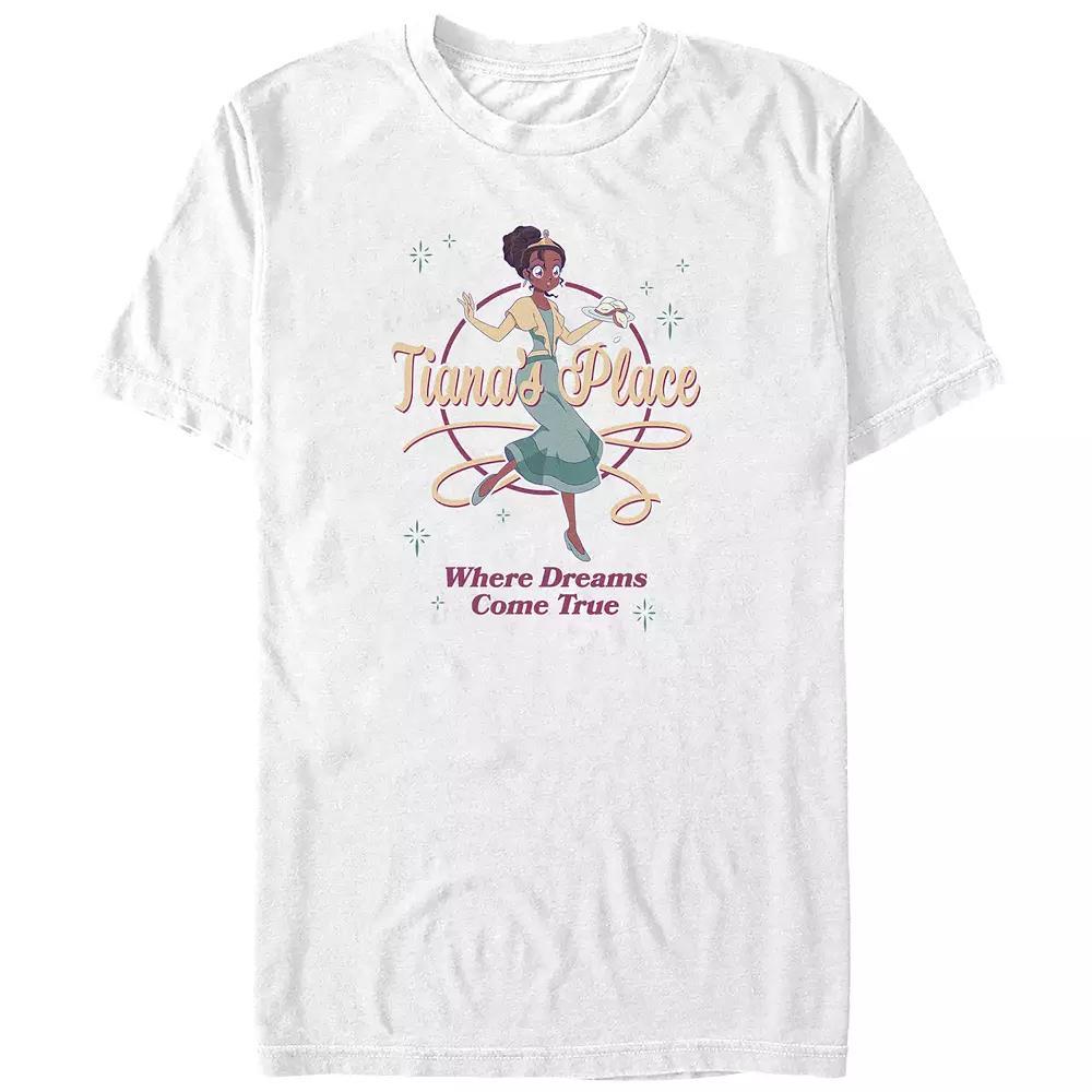 Disney's The Princess And The Frog Tiana's Place Juniors' Boyfriend Graphic Tee, Women's, Size: XXL, White Product Image