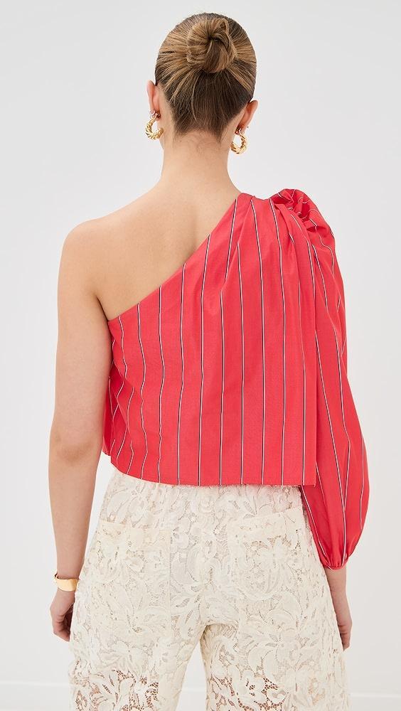 Nackiye Antiparos One Shoulder Shawl Top | Shopbop Product Image