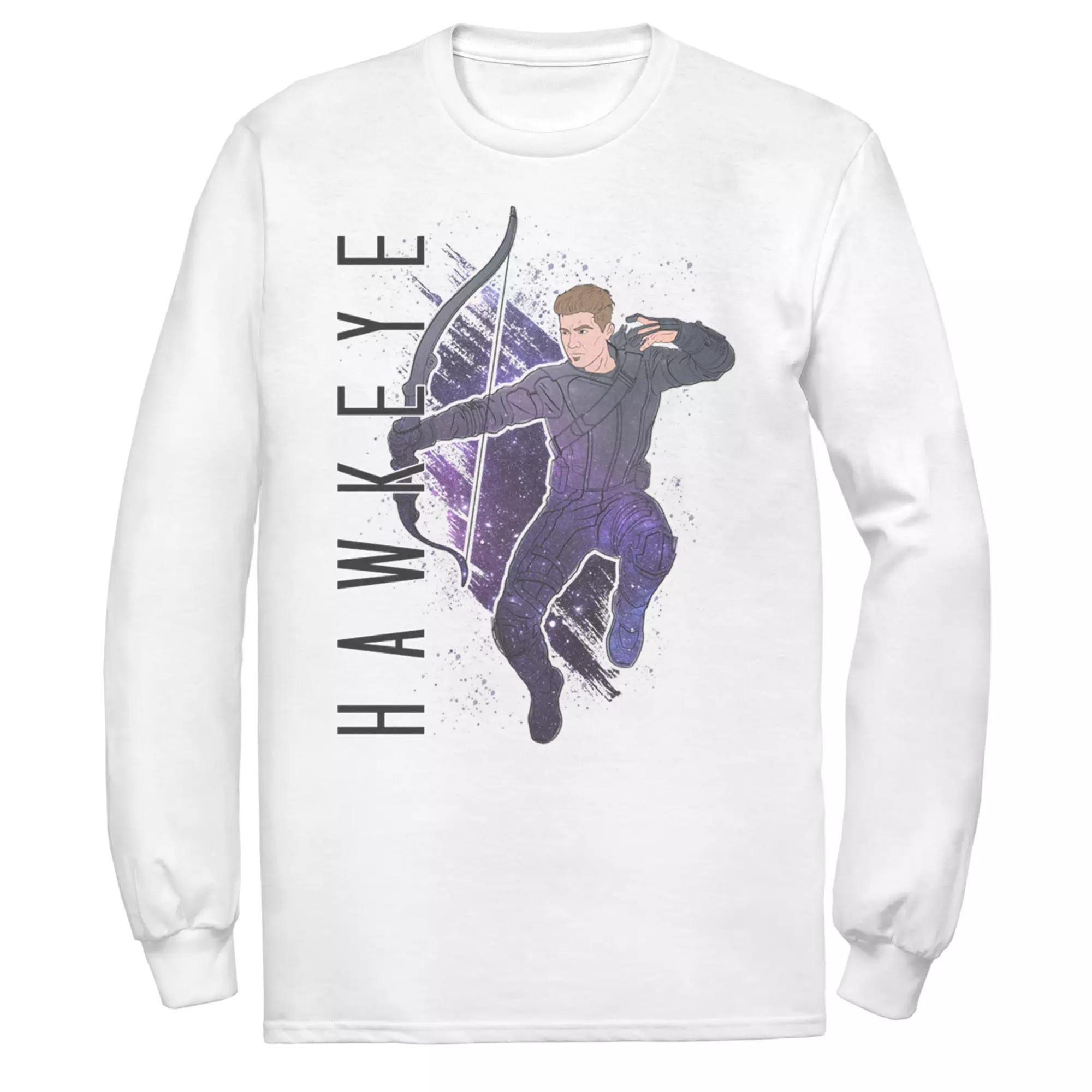 Men's Marvel Endgame Hawkeye Tee, Size: 3XL, White Product Image