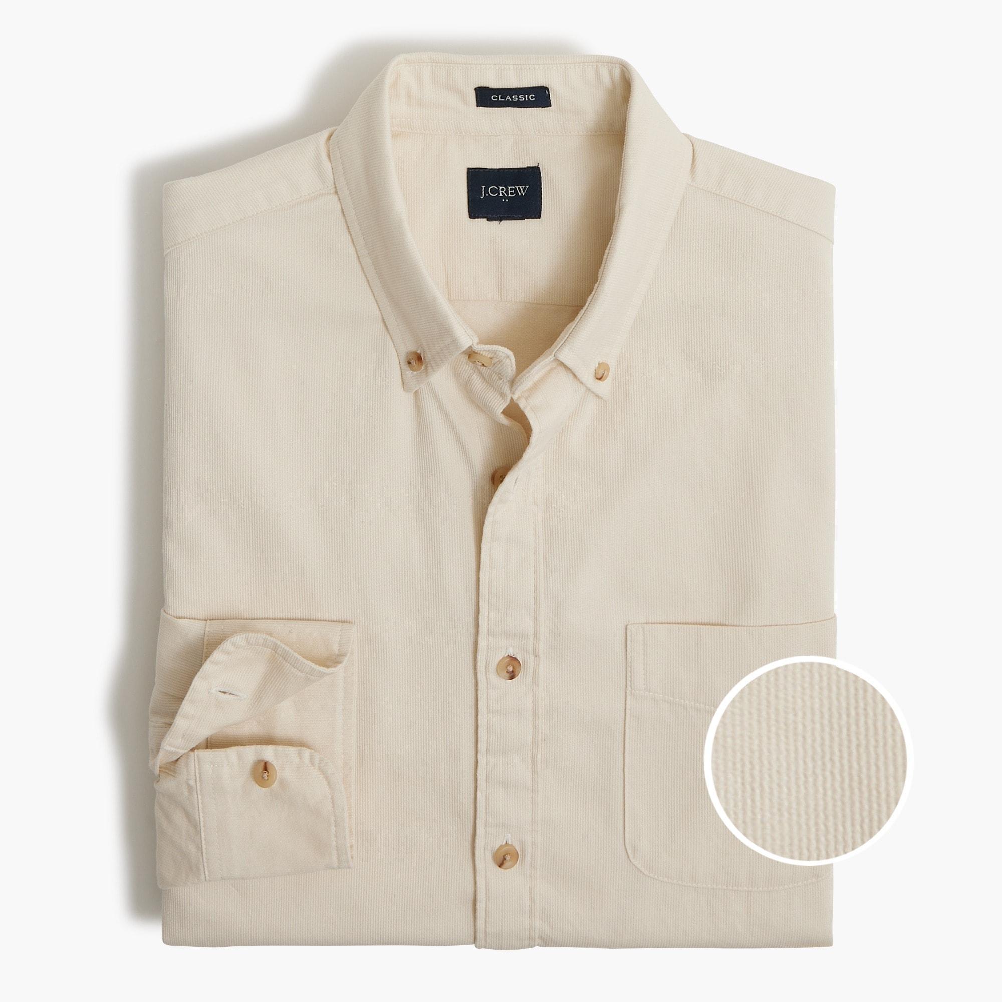 Textured corduroy shirt Product Image