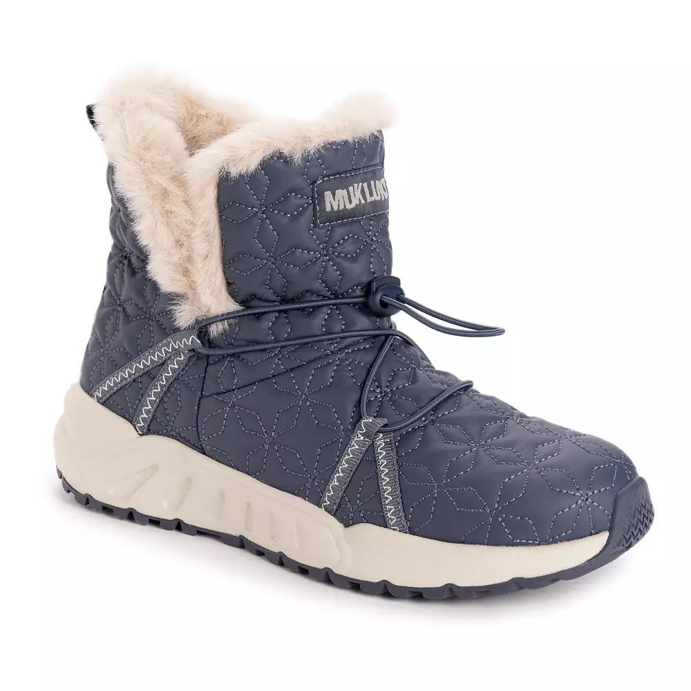 MUK LUKS Jasmine Jade Womens Winter Boots Black Blue Product Image