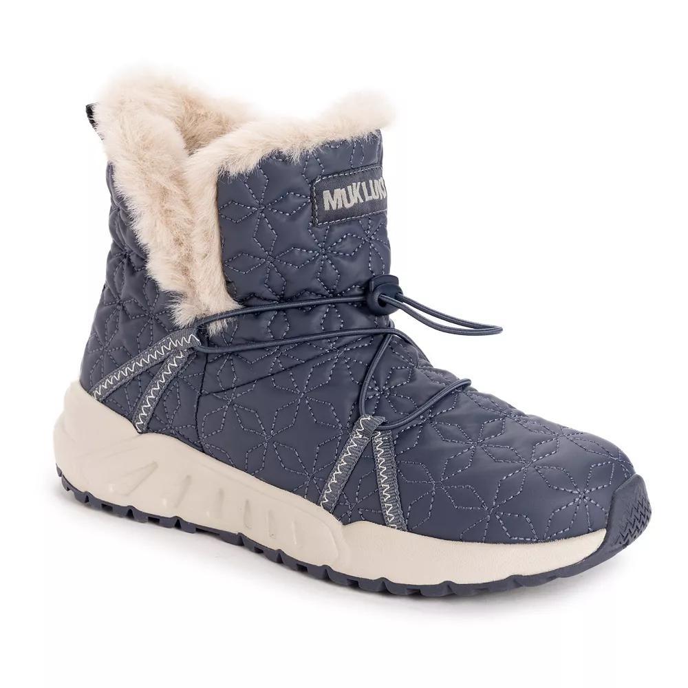 MUK LUKS Jasmine Jade Womens Winter Boots Black Blue Product Image