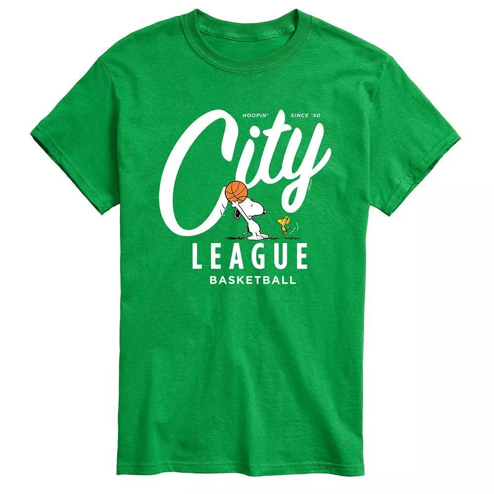 Big & Tall Peanuts City League Tee, Mens Product Image