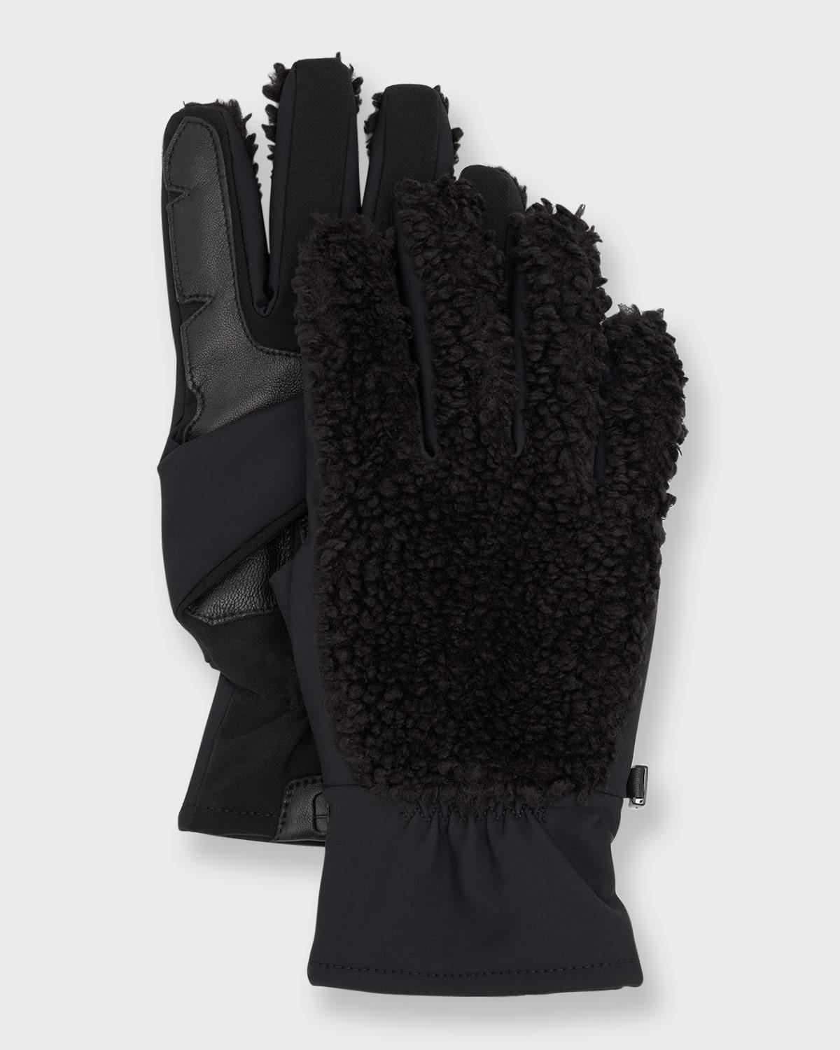 UGG Fluff Smart Gloves with Conductive Leather Palm Extreme Cold Weather Gloves Product Image
