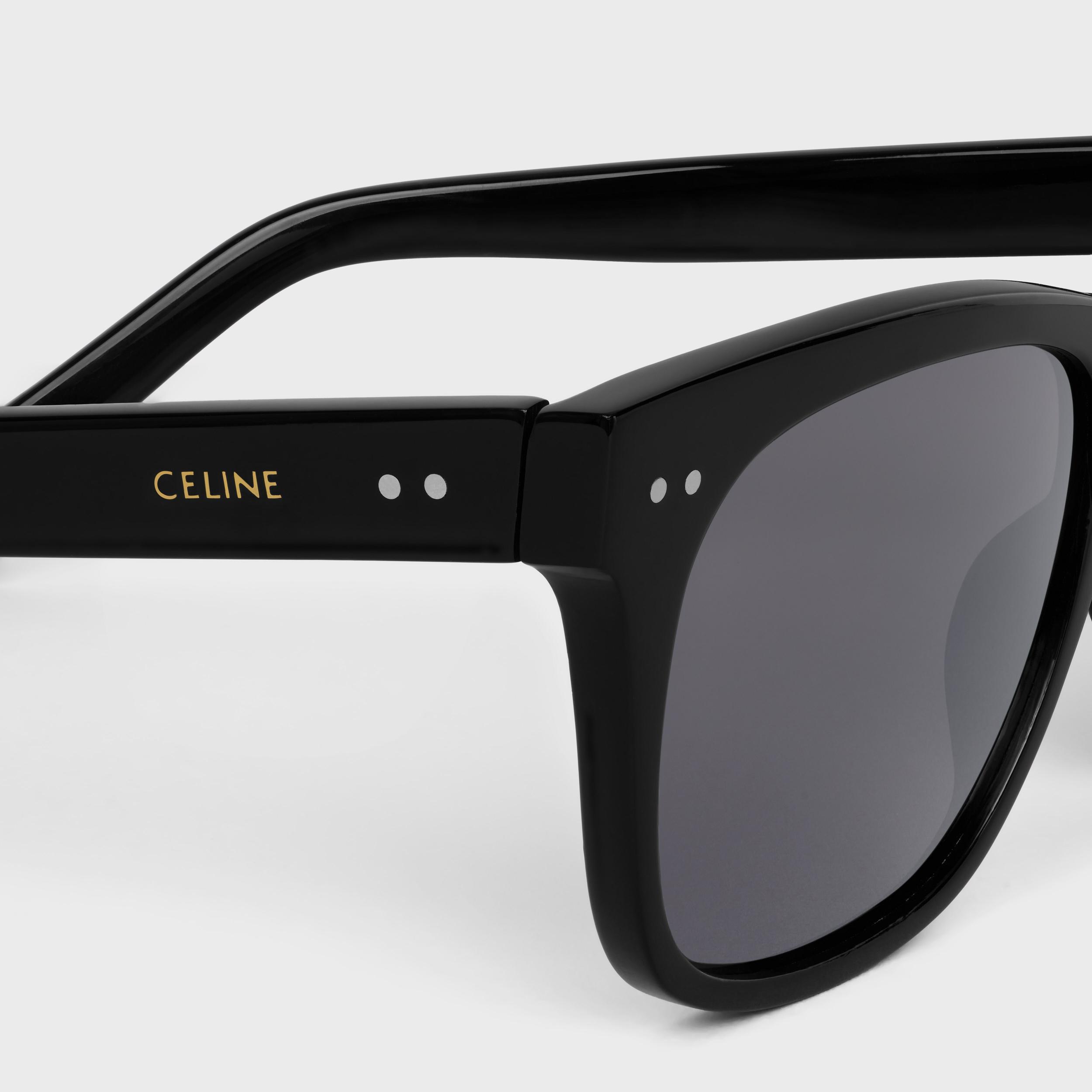 Black Frame 59 sunglasses in Acetate Product Image