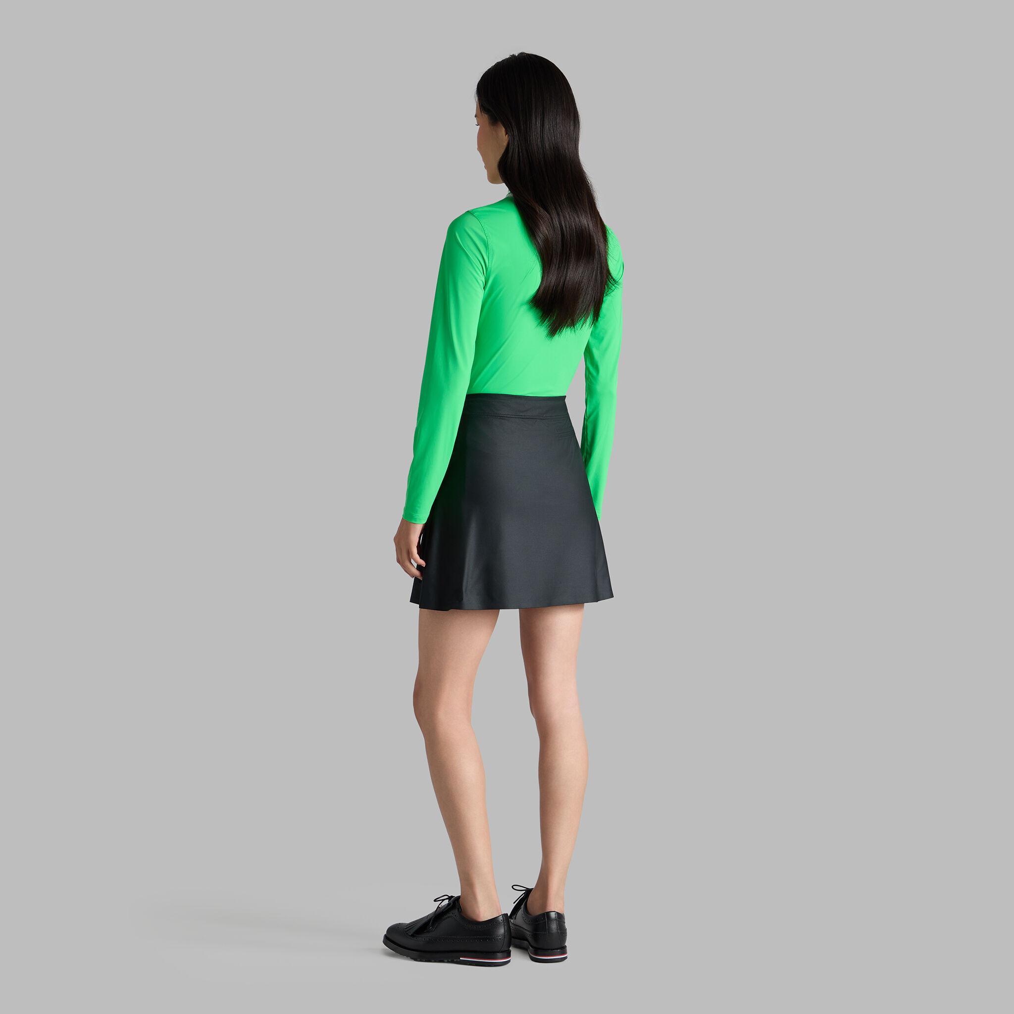SILKY TECH NYLON QUARTER ZIP POLO Product Image