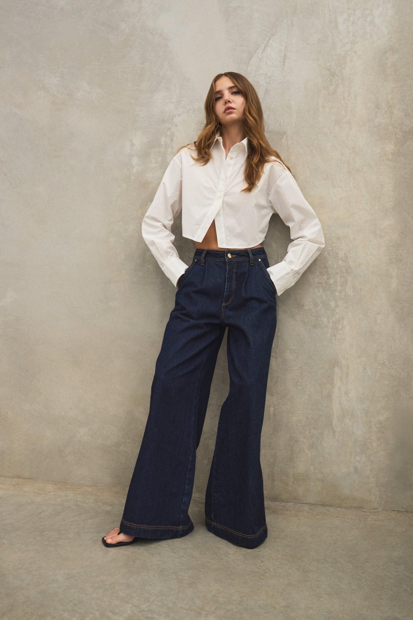 Long Sleeve Sunray Denim Shirt Product Image