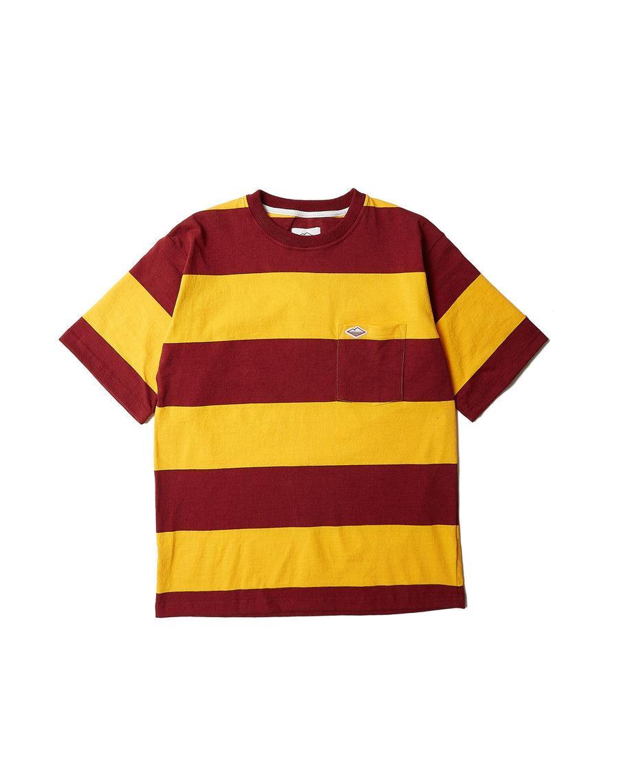 Pocket Rugby Tee / Gold x Maroon Product Image