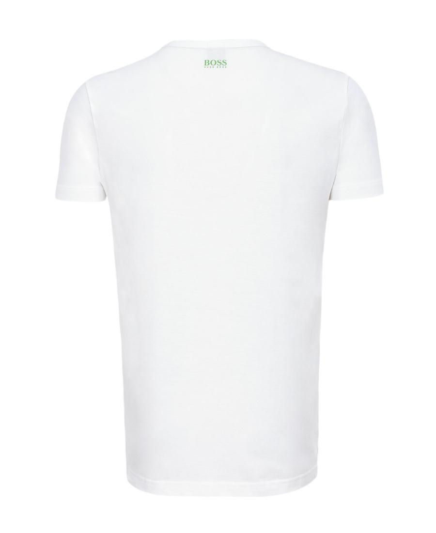 HUGO BOSS Logo Details T-shirt In White Product Image