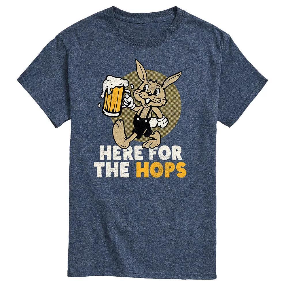 Men's Here For The Hops Graphic Tee, Size: XXL, Blue Product Image