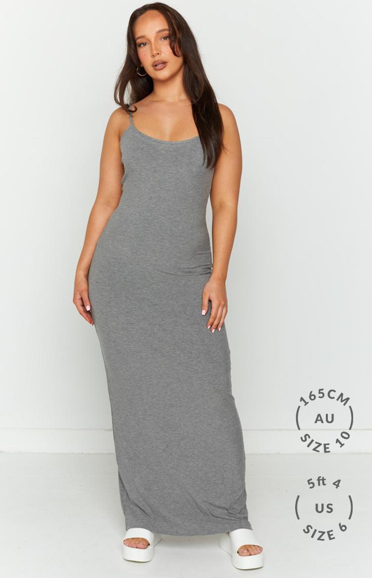 Melrose Grey Maxi Dress Product Image