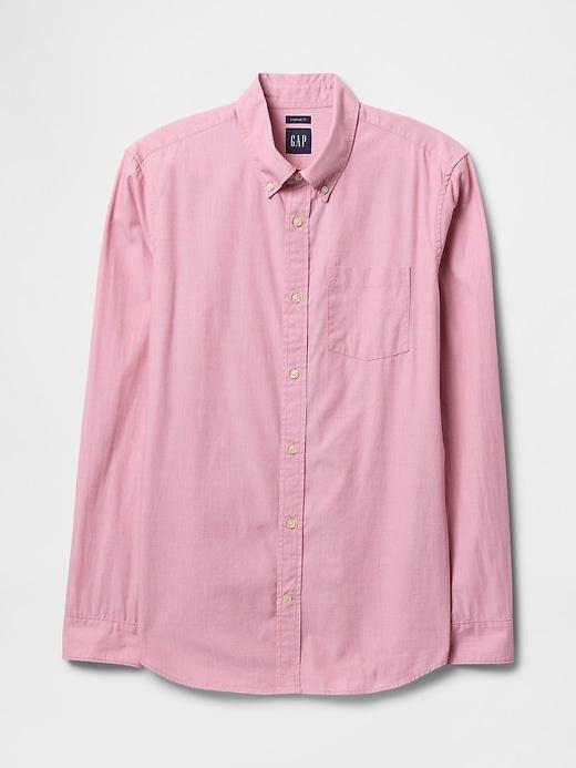 Organic Cotton Poplin Classic Shirt Product Image
