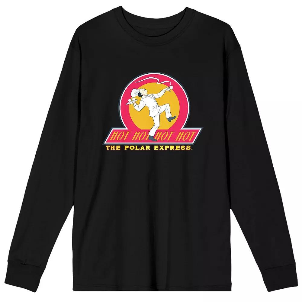 Men's Polar Express Hot Hot Hot Long Sleeve Tee, Size: XL, Black Product Image