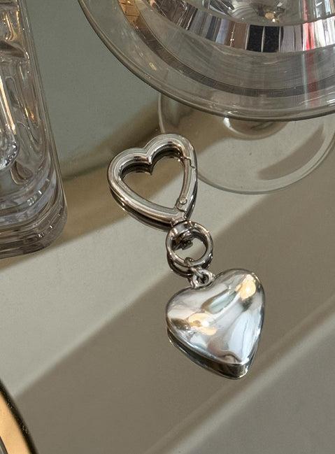 Two Lovers Key Ring Silver Product Image
