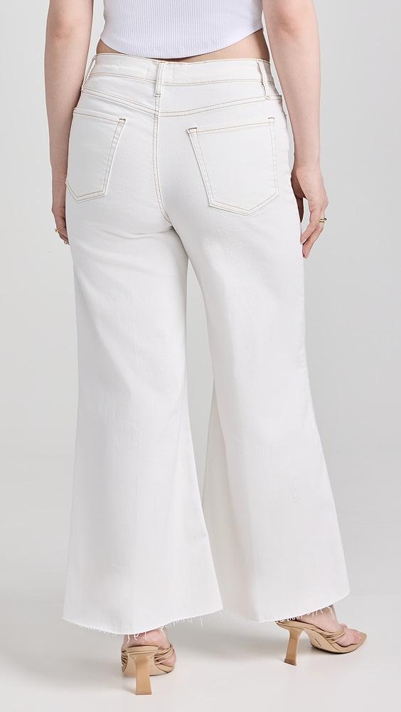 FRAME Le Palazzo Crop Raw Fray Jeans | Shopbop Product Image