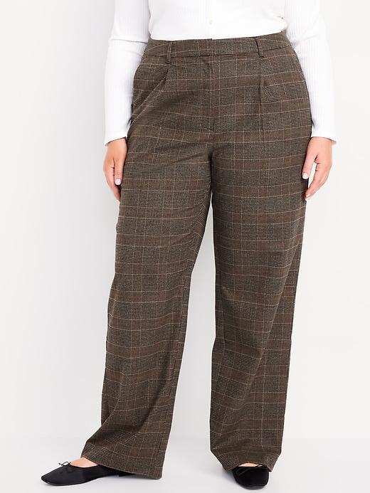 Extra High-Waisted Taylor Trouser Wide-Leg Pants Product Image