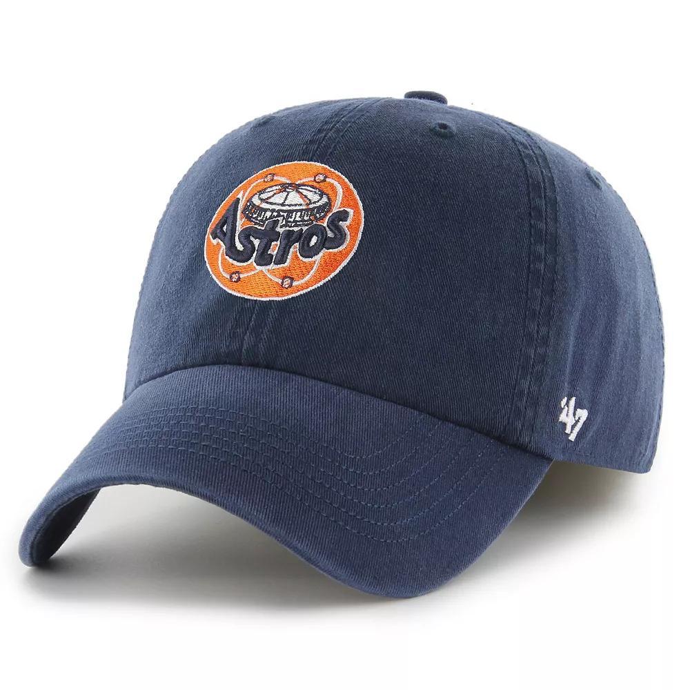 Men's '47 Navy Houston Astros Cooperstown Collection Franchise Fitted Hat, Size: XL, Blue Product Image