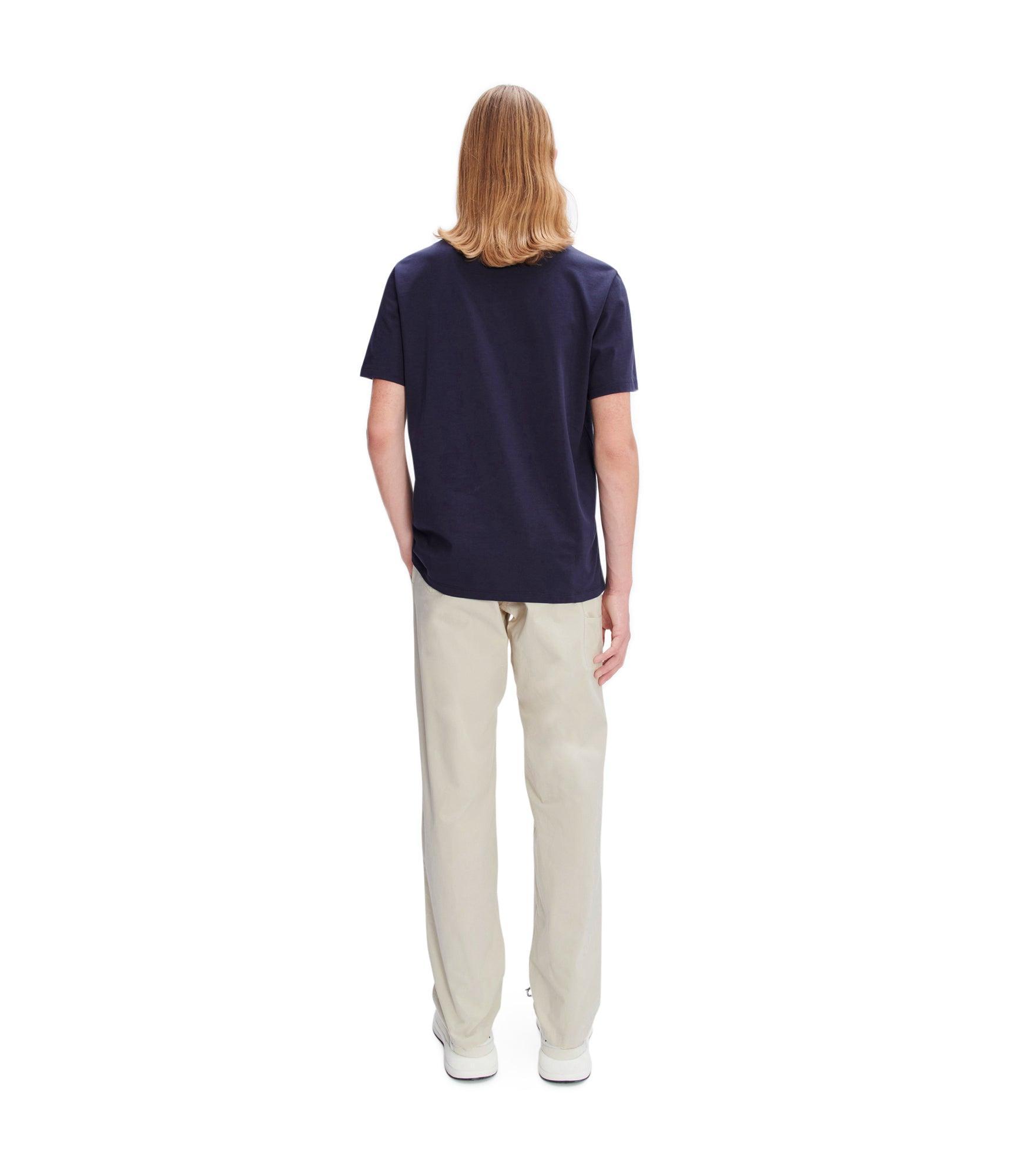Regular-Fit Wool-Blend Suit Trousers in Blue Product Image