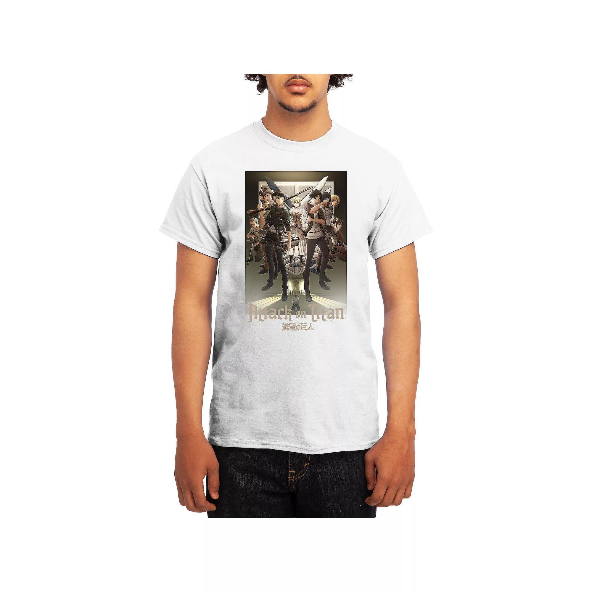 Men's Attack on Titan Levi Throne Graphic Tee, Boy's, Size: XXL, Turquoise Product Image