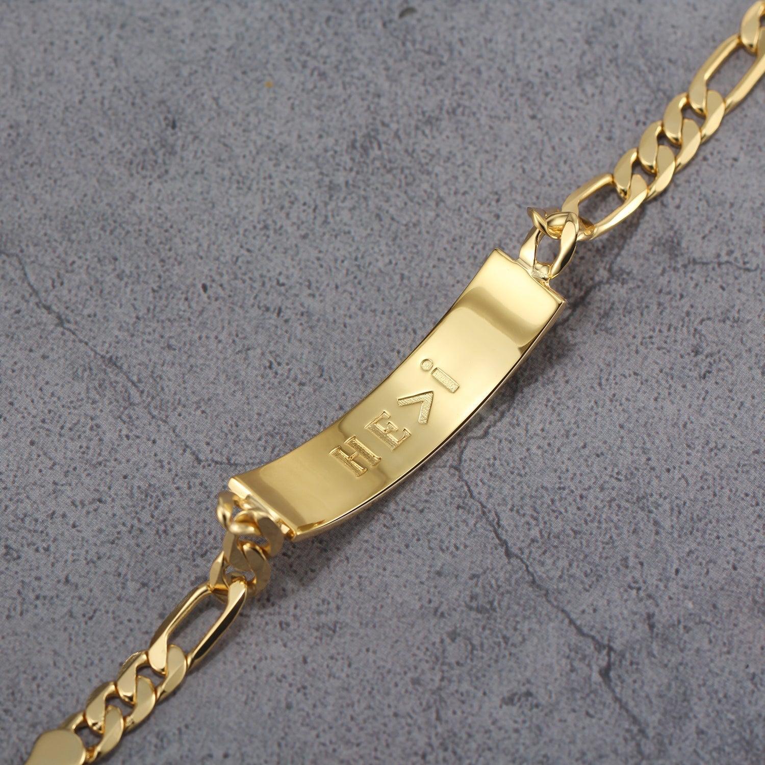 Touchstone HE>i ID Link Bracelet in Gold Product Image