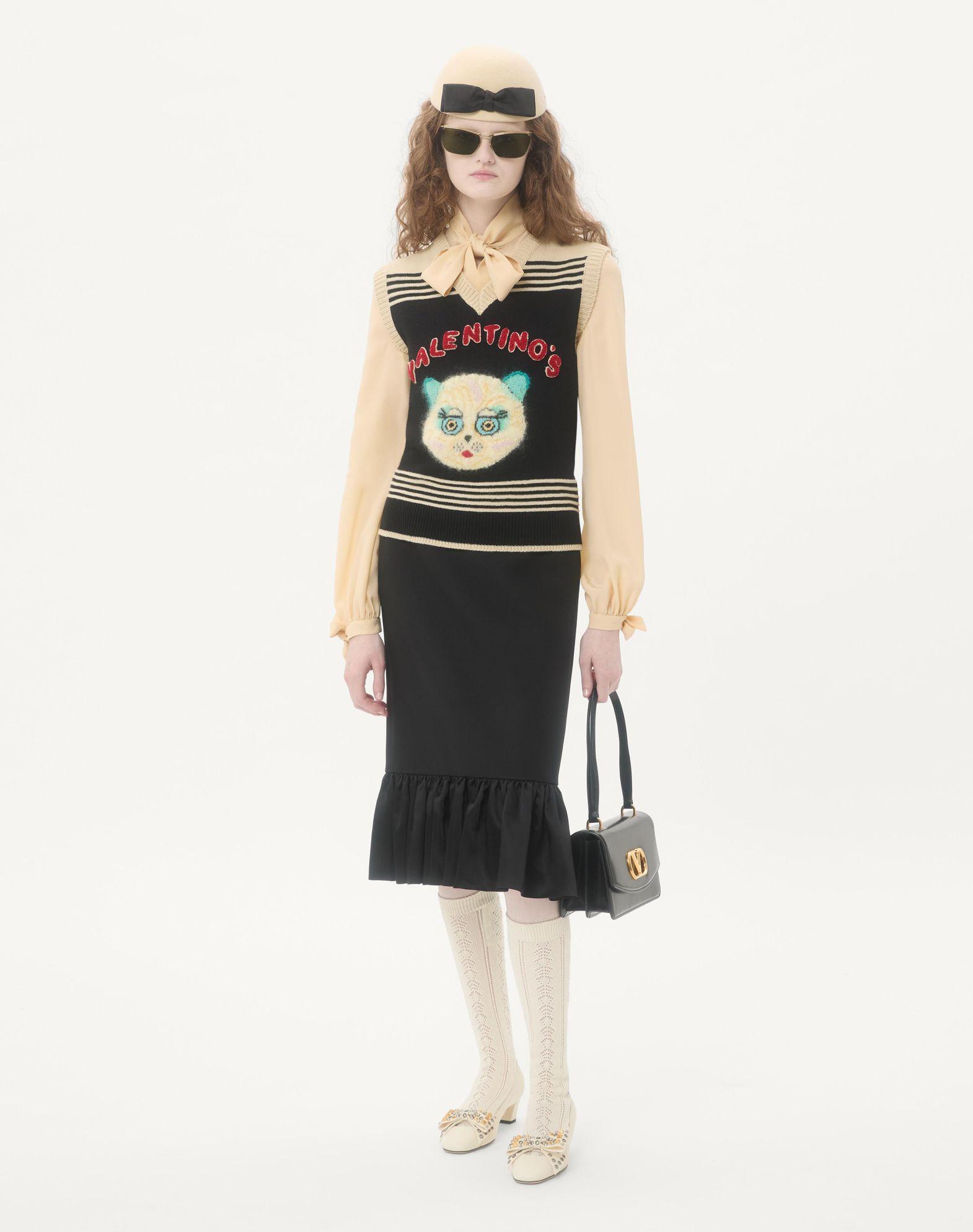 Le Chat De La Maison Embroidered Gilet Product Image