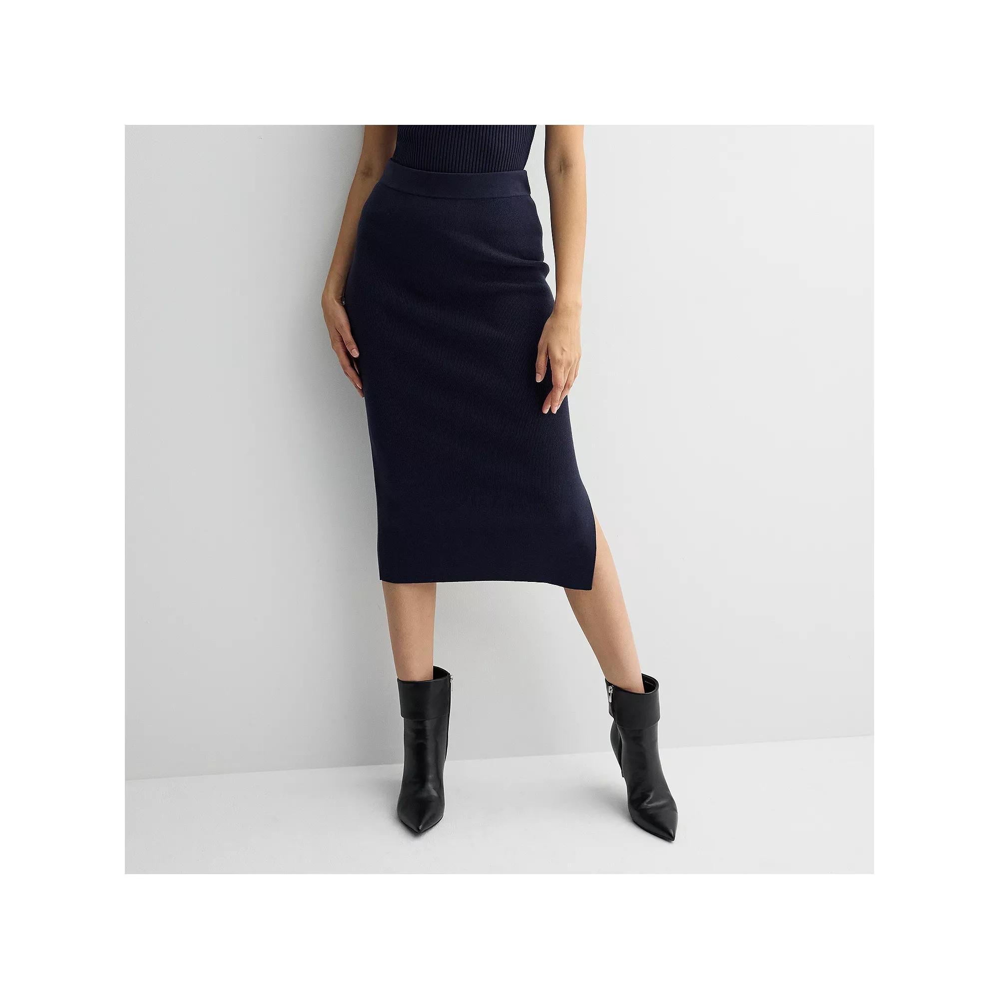 Womens Nine West Ribbed Column Skirt Product Image