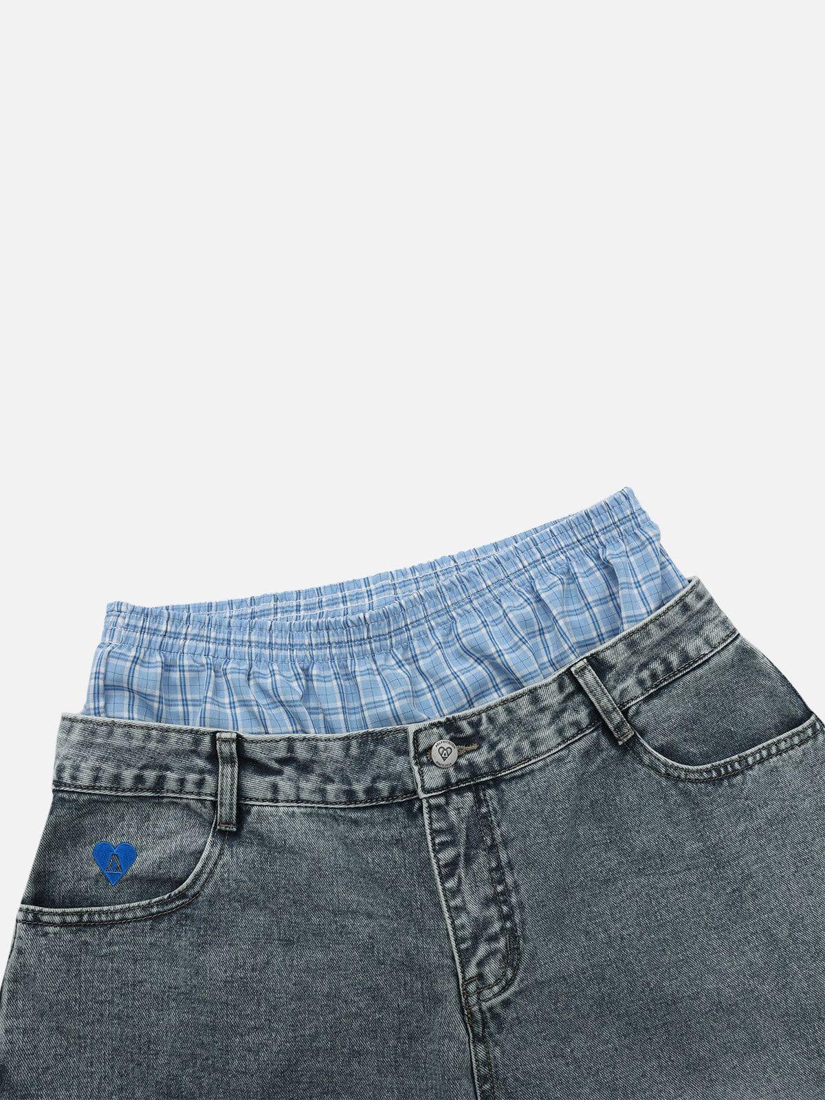 Aelfric Eden Double Waist  Baggy Jeans Product Image