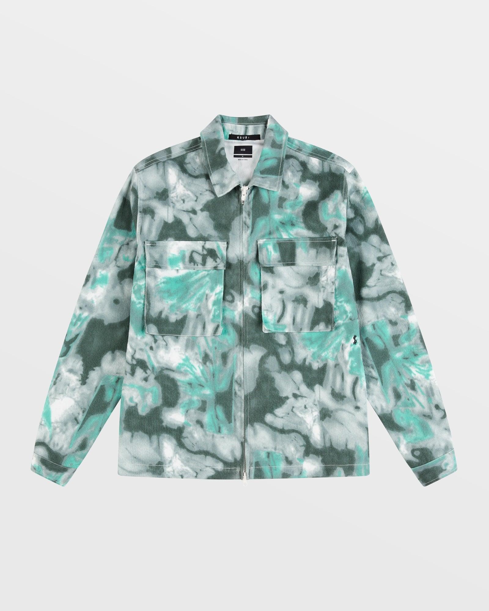 PROGRAM LS SHIRT GREEN DYE Male Product Image