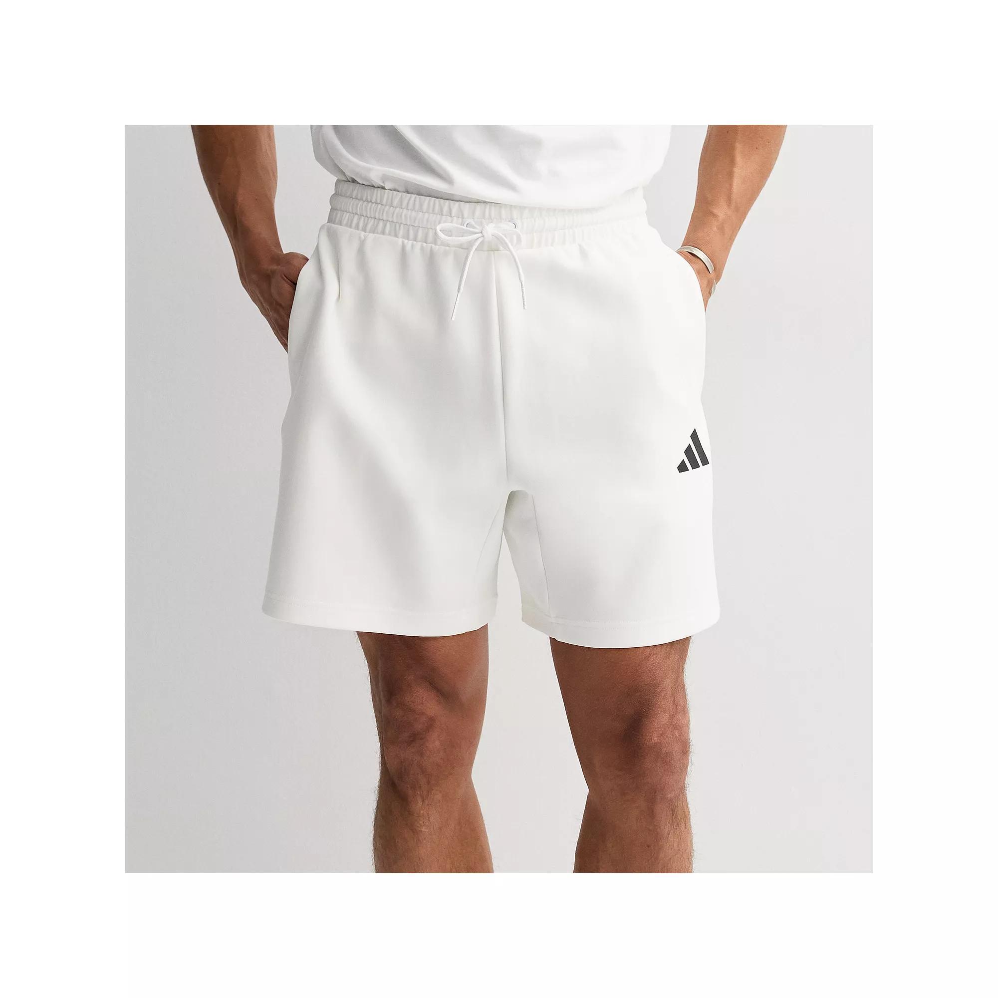 Men's adidas Future Icons Small Logo Sportswear Shorts, Size: XXL, White Product Image